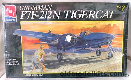 AMT 1/48 Grumman F7F-2/2N Tigercat - (F7F2N), 8844 plastic model kit